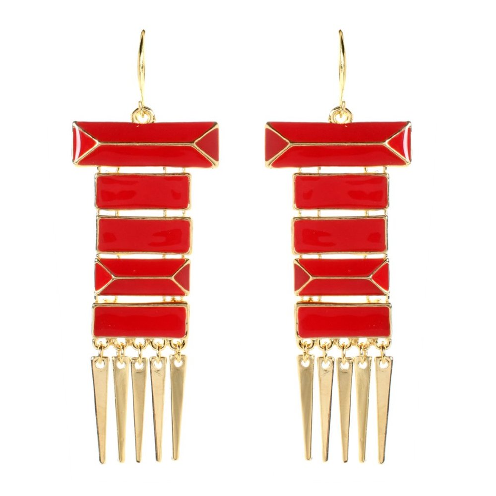 Mid Century Modern Asian Vibe Earrings Amrita Singh